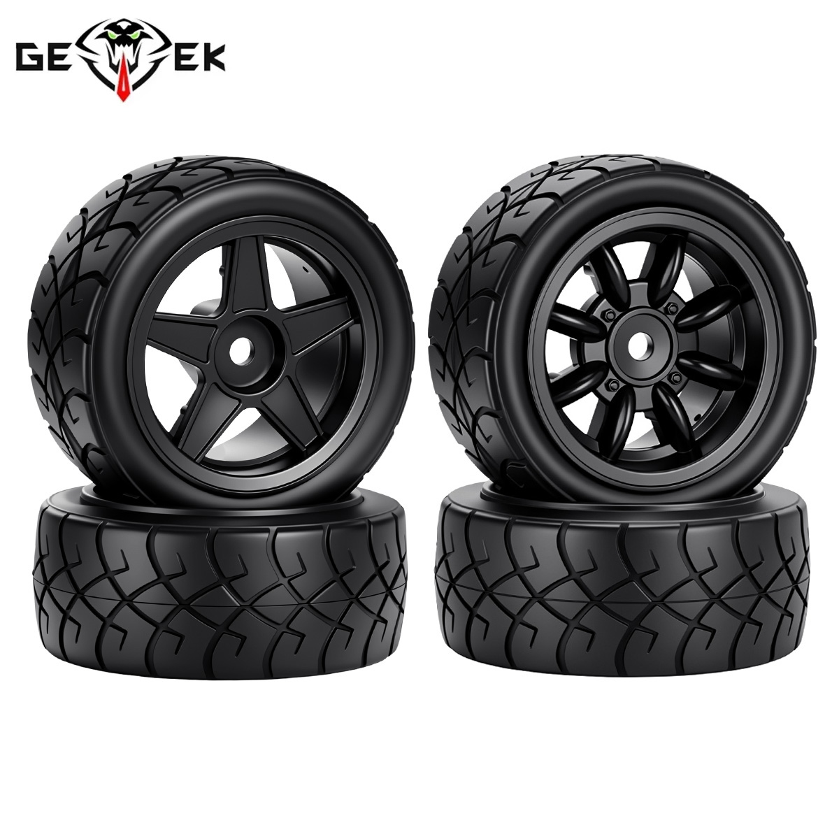 Wheel Rim Rc - Roues en plastique avec pneus en