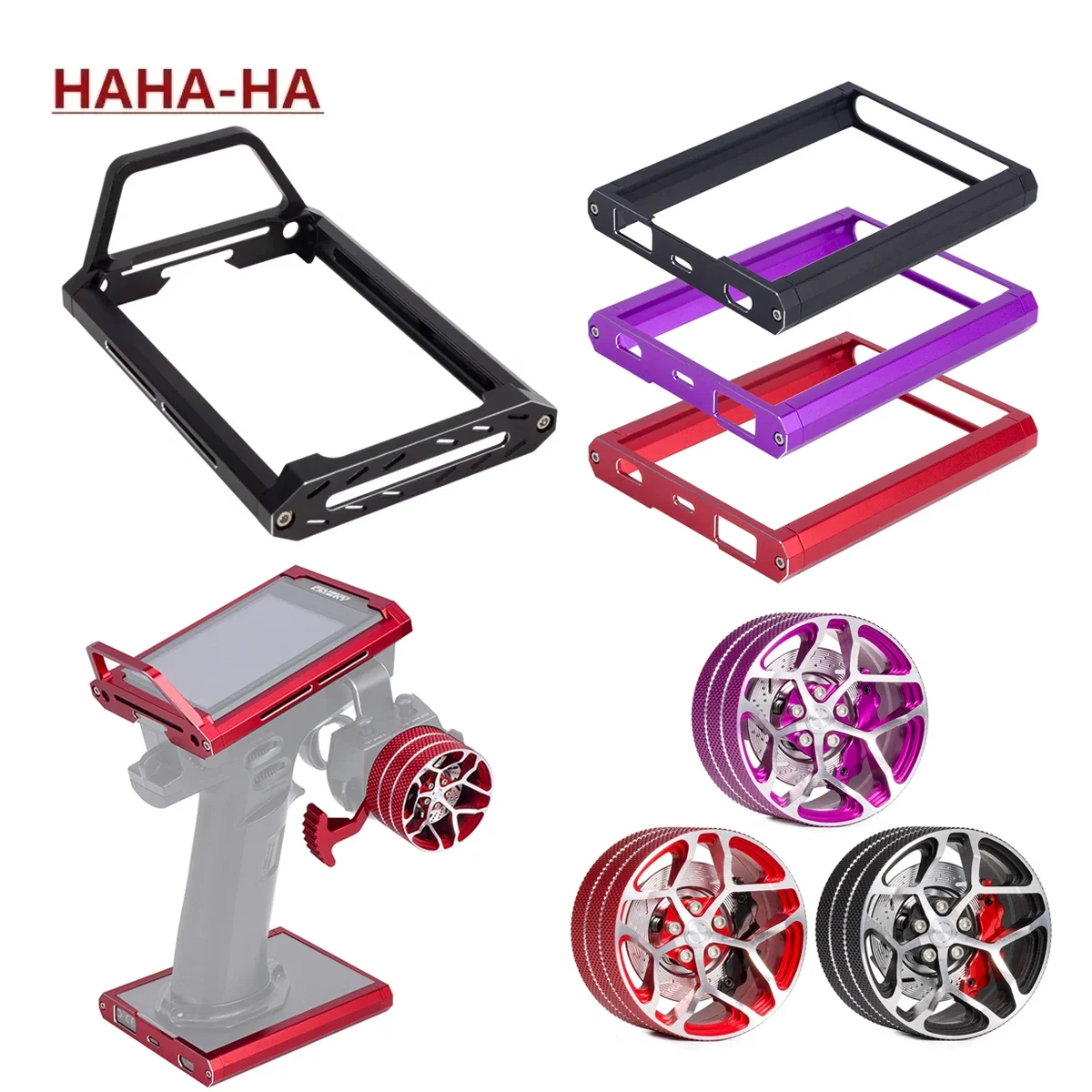 Rc Hobby Zone - Cadre de protection d'émetteur en aluminium