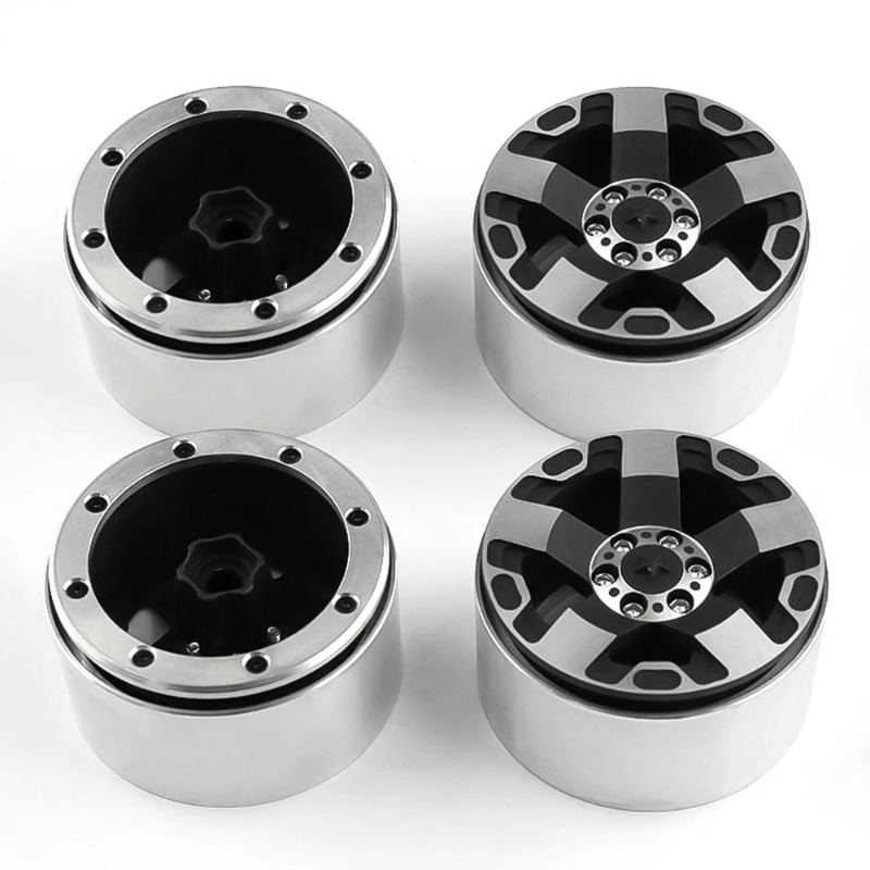 Wheel Rim Rc - Jantes en aluminium 2,2 pouces avec