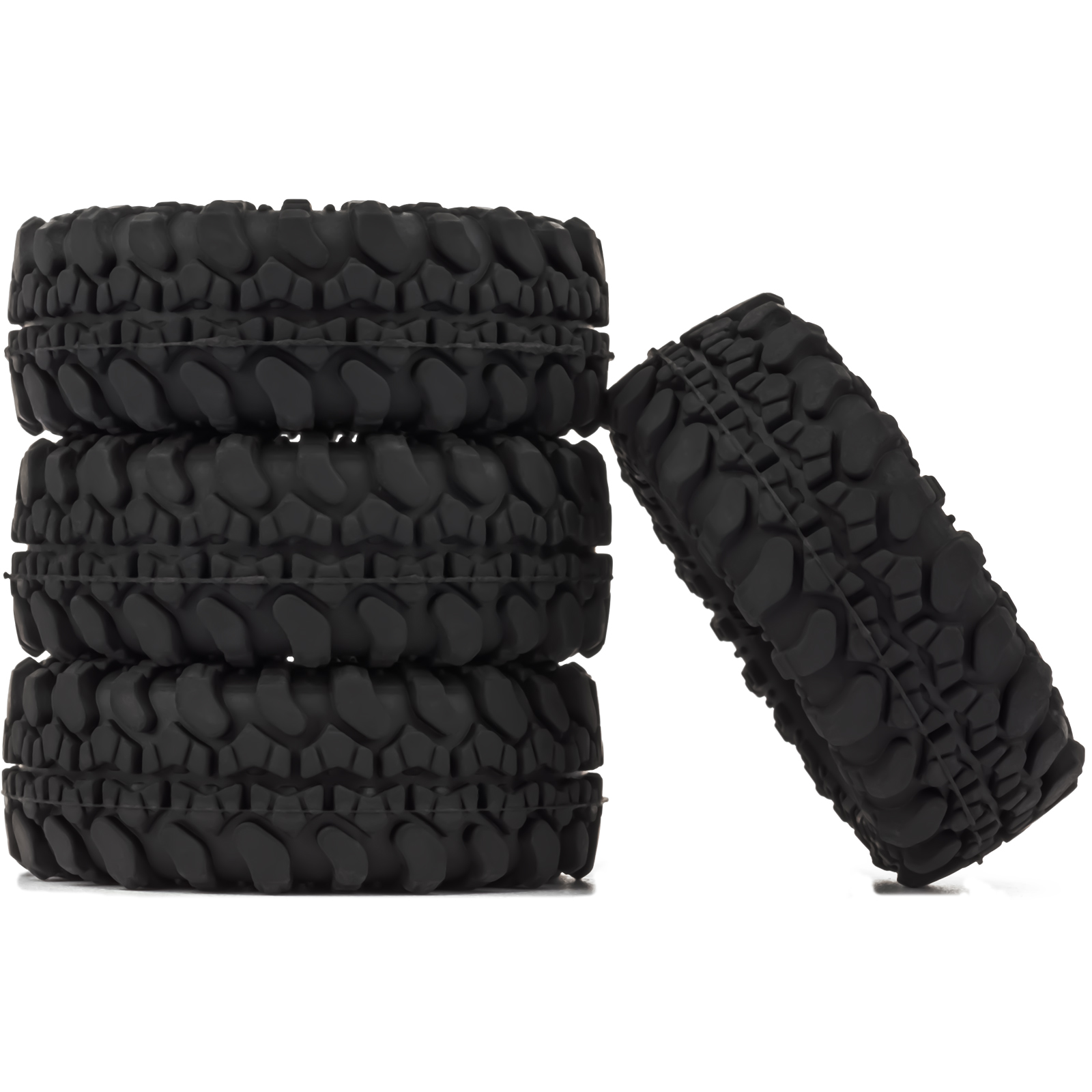 Wheel Rim Rc - 4 pièces Jantes Beadlock et pneus