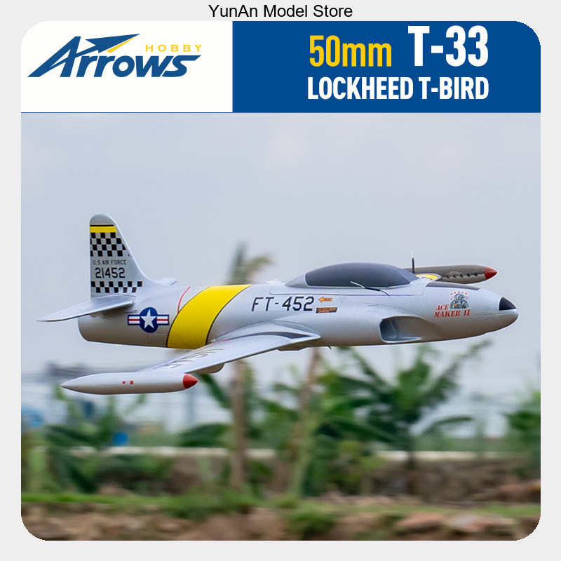 Avion RC Jet T-33 T33 50mm PNP - Rc Hobby Park avis et prix