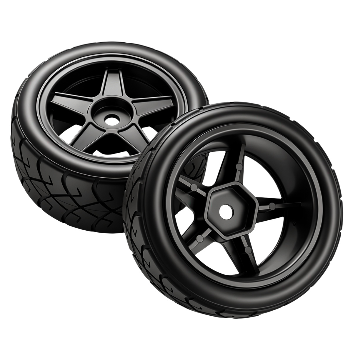 Roues en plastique avec pneus  - Wheel Rim Rc avis et prix