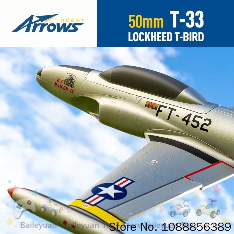 Avion RC T-33 50mm PNP Blue Ar - Rc Hobby Park avis et prix