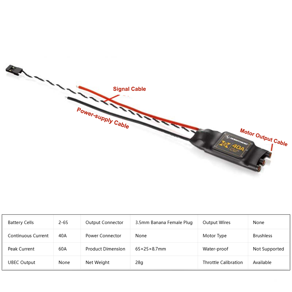 Hobbywing XRotor 40A, variateu - Rc Hobby Wing avis et prix