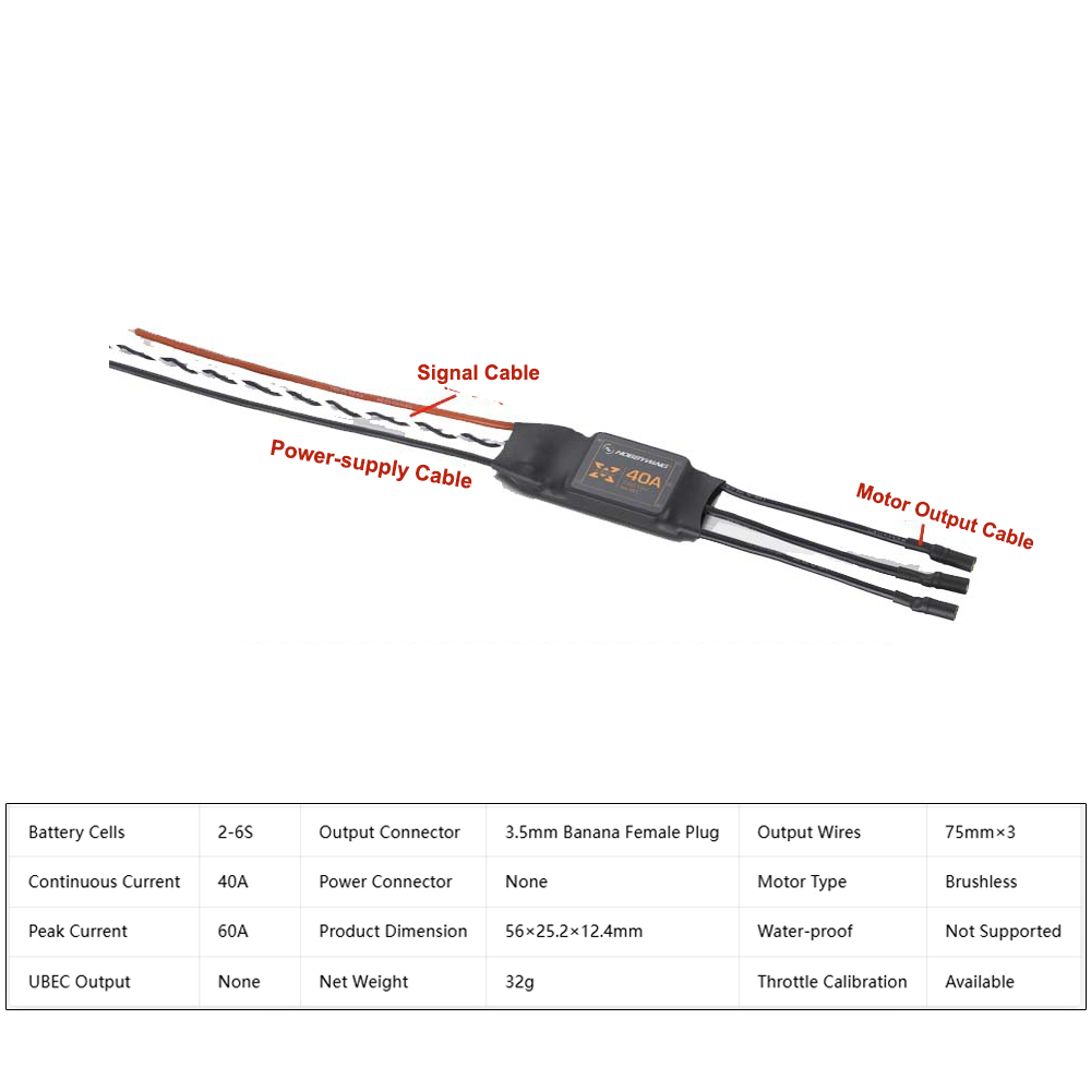 Hobbywing XRotor 40A, variateu - Rc Hobby Wing avis et prix